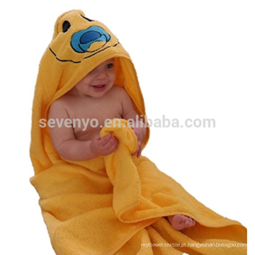 A toalha de bebê com capuz de secagem rápida XL mais suave para criança, criança - 5T, toalha de 100% algodão Emoji suavemente Snuggles crianças seco